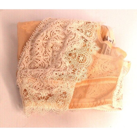 NWOT Victoria Secret Dream Angel Bralette Pull Over Cream/Beige Lace Size Small - Picture 14 of 14